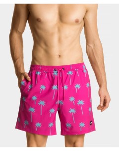 Пляжные шорты мужские 1 шт в уп полиэстер розовые Atlantic
