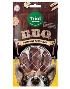 Лакомство для собак румяные ребрышки BBQ 100 г Триол