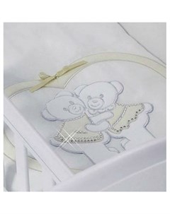 Комплект в колыбель для двойни Baby Beddings Culla Gemelli Doppio Nino Enchant одеяло борт Feretti