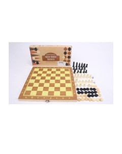 Настольная игра 3 в 1 Шахматы шашки нарды B2022441 Russia
