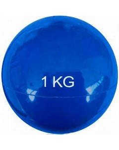 Мяч Пилатес Медбол с утяжелителем 1 кг d16 см цвета в ассортименте Nobrand