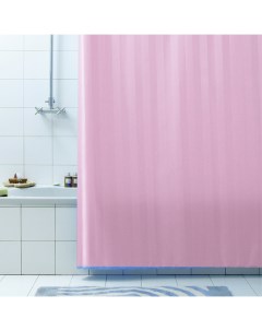 Штора для ванной Rigone розовая 180х200 Bacchetta
