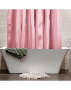 Штора для ванной Cascada Regina BT JIT P001 200x180 розовая Dasch