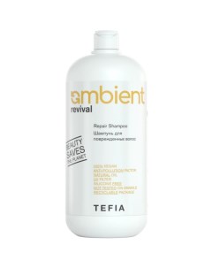 Шампунь для поврежденных волос 950 мл Ambient Tefia