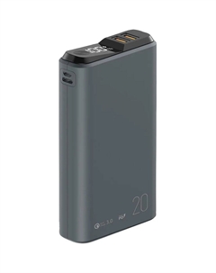 Внешний аккумулятор Olmio QS-20 20000mAh Grey
