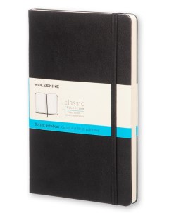 Записная книжка в точку Classic Large 130х210мм 240 стр твердая обложкка черный Moleskine