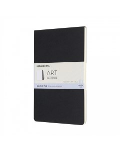 Блокнот для рисования Art soft sketch pad Large130х210 мм 88 стр обложка черная Moleskine