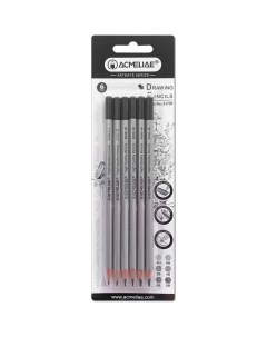 Набор чернографитных карандашей Acmeliae