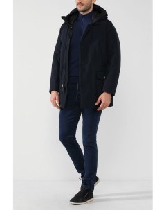 Однотонная парка с капюшоном Woolrich