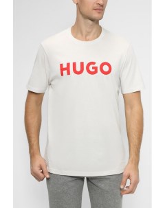 Хлопковая футболка с логотипом Hugo