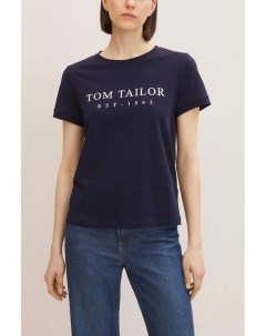 Хлопковая футболка Tom tailor