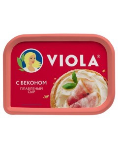 Сыр плавленый с беконом БЗМЖ 400 г Viola