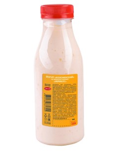 Йогурт Коломенский из цельного молока с абрикосом 3 4 4 5 БЗМЖ 350 г Коломенское