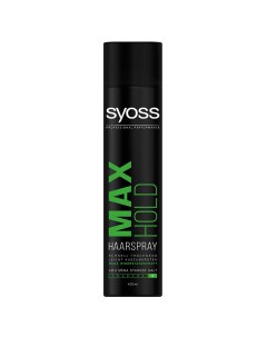 Лак для волос Max Hold сверхсильная фиксация 400 мл Syoss