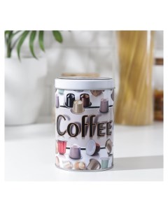 Банка для сыпучих продуктов Coffee 13 9 9 см Nnb