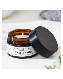 Свеча ароматическая в банке Black Vanilla 15 гр Nnb