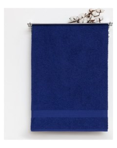 Полотенце махровое с бордюром 70х140 см Dark Blue хлопок 100 440г м2 Vs текстиль