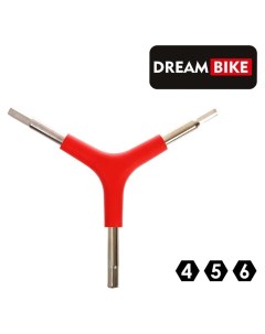 Ключ велосипедный Y образный 6 5 4 мм Dream bike