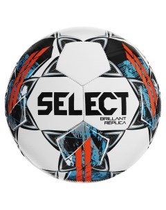 Мяч футбольный Brillant Replica V22 812622 001 пвх машинная сшивка 32 панели размер 5 Select
