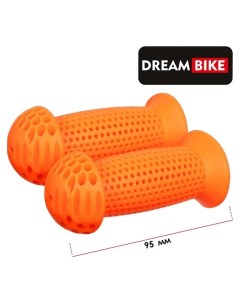 Грипсы 95 мм посадочный диаметр 22 2 мм цвет оранжевый Dream bike