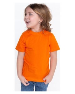 Футболка детская цвет оранжевый рост 110 см Ata sport