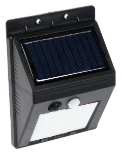 Светильник уличный с датчиком движения выносная солн панель провод 2 5 м 11 Вт 64 LED Luazon home