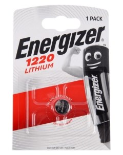 Батарейка литиевая Cr1220 1bl 3В блистер 1 шт Energizer