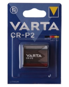 Батарейка литиевая Cr p2 1bl 6В блистер 1 шт Varta