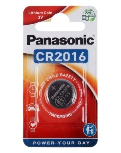 Батарейка литиевая Lithium Power Cr2016 1bl 3В блистер 1 шт Panasonic