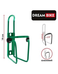 Флягодержатель F3 алюминиевый цвет зелёный Dream bike