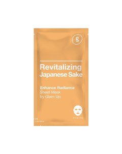 Маска Sheet Mask Тканевая с Экстрактом Японского Саке Восстанавливающая 21г Glam up