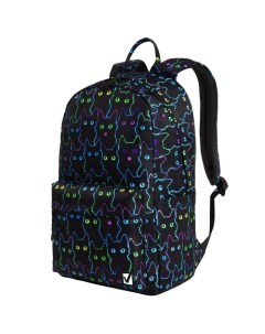 Рюкзак Dream универсальный с карманом для ноутбука Neon cats 42х26х14 см Brauberg
