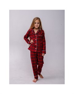 Пижама детская KLETGIR брюки и рубашка Малиновые сны