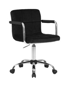 Офисное кресло для персонала TERRY LM 9400 черный велюр MJ9 101 Dobrin