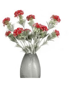 Цветы искусственные Алиссум 78см красный Flodecor