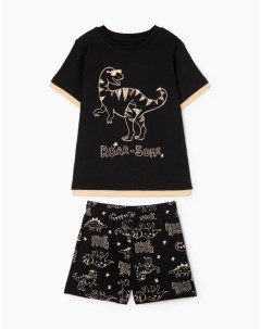 Пижама с динозаврами для мальчика Gloria jeans