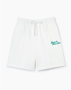 Молочные спортивные шорты Bermudas с вышивкой Gloria jeans