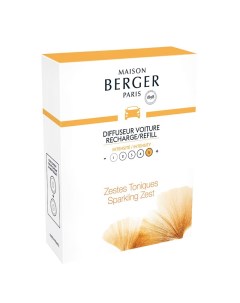 Блок сменный для автодиффузора Maison Berger аромат Энергия 2 шт Maison berger paris