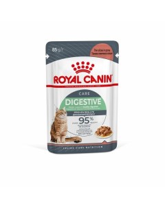 Digestive Care влажный корм для взрослых кошек с чувствительным пищеварением в соусе в паучах 85 г Royal canin