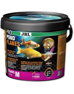 ProPond Flakes M Основной корм в форме плавающих хлопьев для прудовых рыб среднего размера 5 5 л Jbl