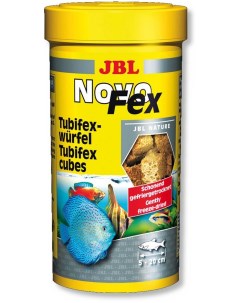 NovoFex Дополнительный корм в форме кубиков из трубочника для пресноводных аквариумных рыб и водных  Jbl