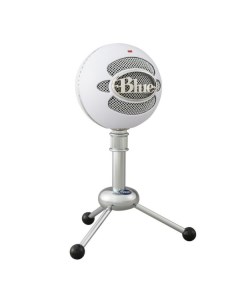 USB микрофон для записи трансляций и подкастинга Blue Snowball iCE Plug n Play белый 988 000181 Snow