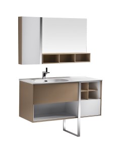 Комплект мебели для ванной BC NL014 1200 120 014NL12 подвесная Белый Бежевый Orans