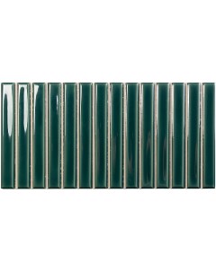 Керамическая плитка Sweet Bars Royal Green 128702 настенная 12 5x25 см Wow