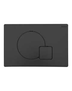 Кнопка смыва Universe WPI 09522 черная матовая Black&white