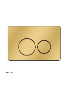 Кнопка смыва Dew Steel DS001 oro матовое золото Caprigo