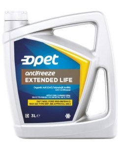 601216664 Антифриз Extended Life Antifreeze 3л Opet