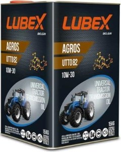 L020 0860 0020 Мин Трансмиссионное масло AGROS UTTO 82 10W 30 GL 4 20л Lubex