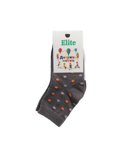 Детские носки Серый р 14 16 3 пары Elite
