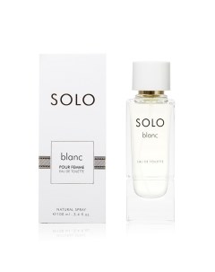 Женская туалетная вода Solo Blanc 100мл Art parfum